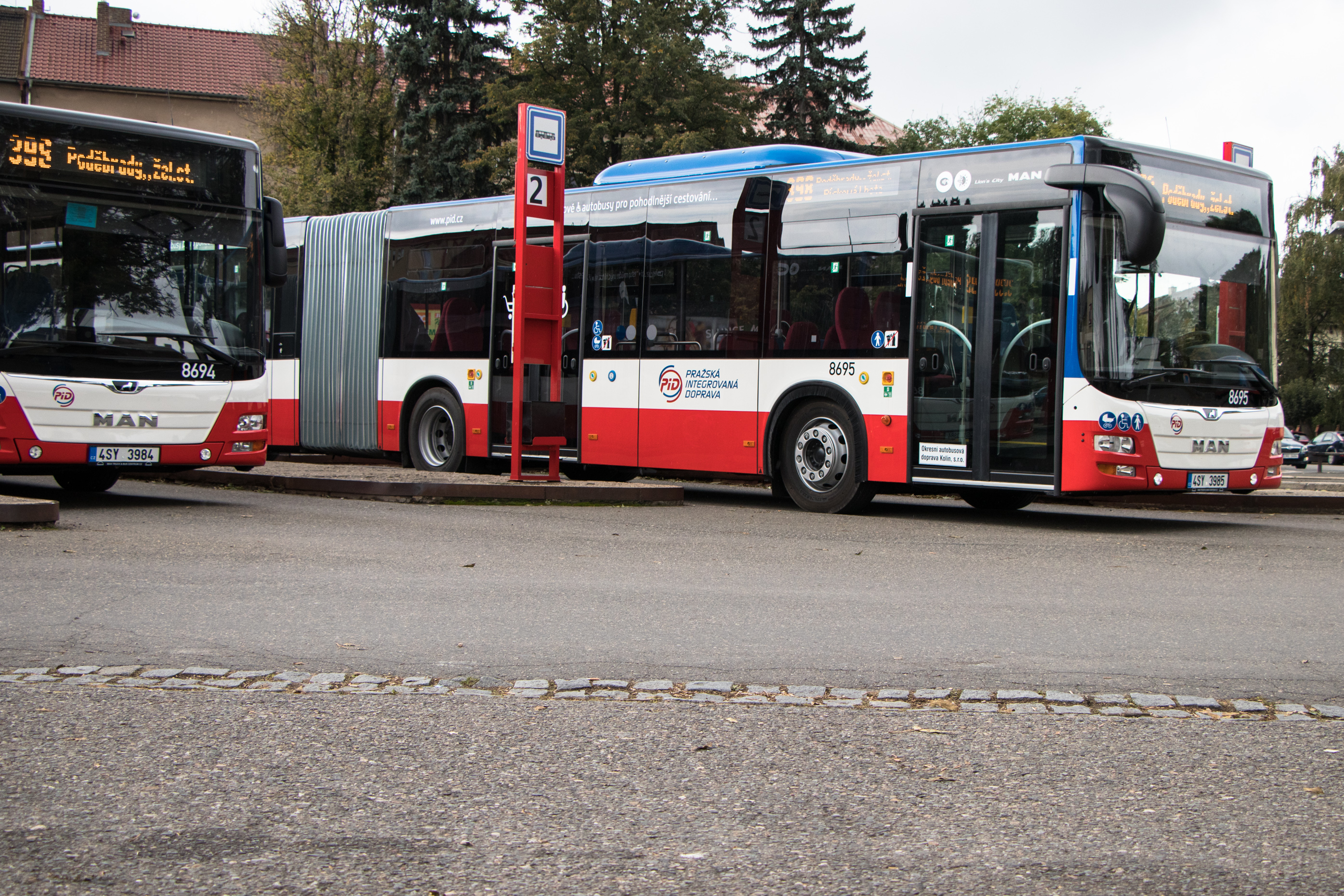 OAD Kolín nasadí na Nymbursku 7 nových kloubových autobusů MAN Lion´s City G